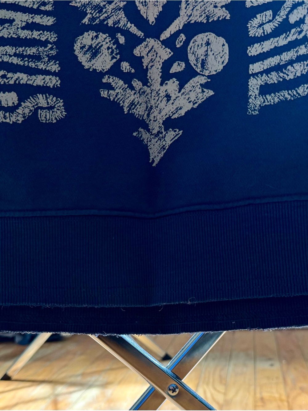 FP Movement by Free People Navy Blue Muscle Tee with White Graphic - Picture 4 of 9
